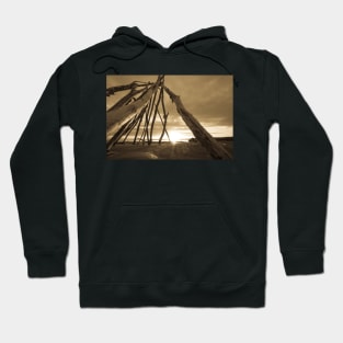 Sepia sunset. Hoodie